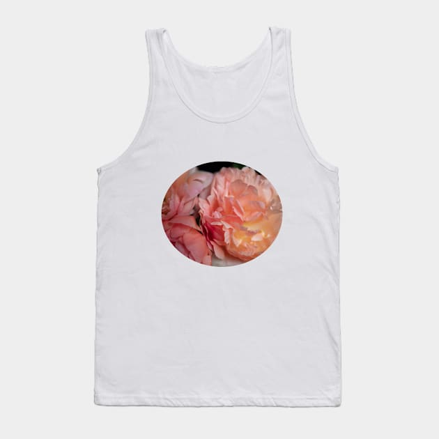 Coral Peony Tank Top by Spellflower